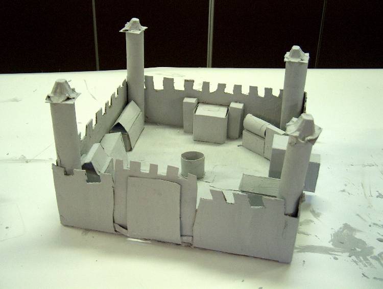 3D Puzzle Mittelalter Ritterburg Burg Bastelset Castle Basteln 